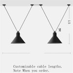 Lustre LED design avec plusieurs lampes suspendues Art