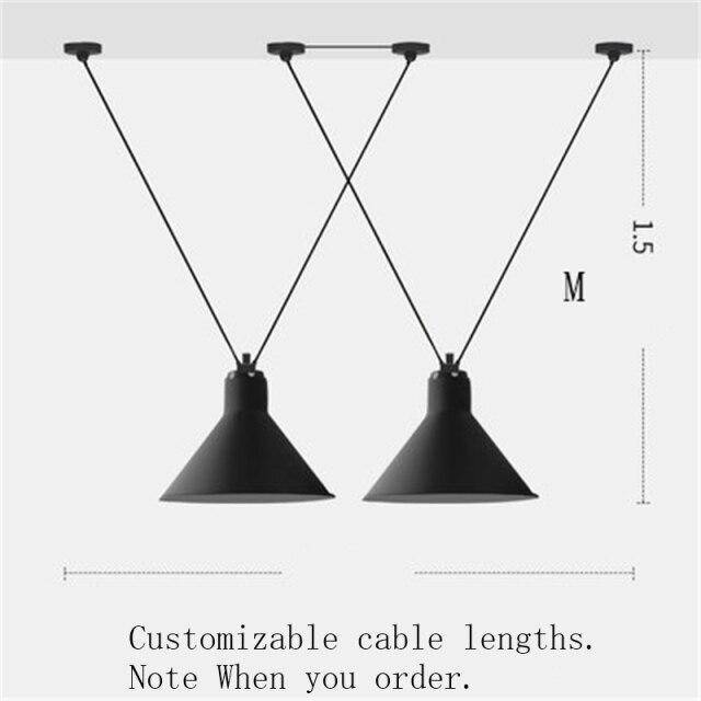 Lustre LED design avec plusieurs lampes suspendues Art