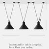 Lustre LED design avec plusieurs lampes suspendues Art