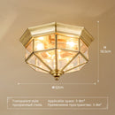 Plafonnier moderne en forme de diamant Priyanka