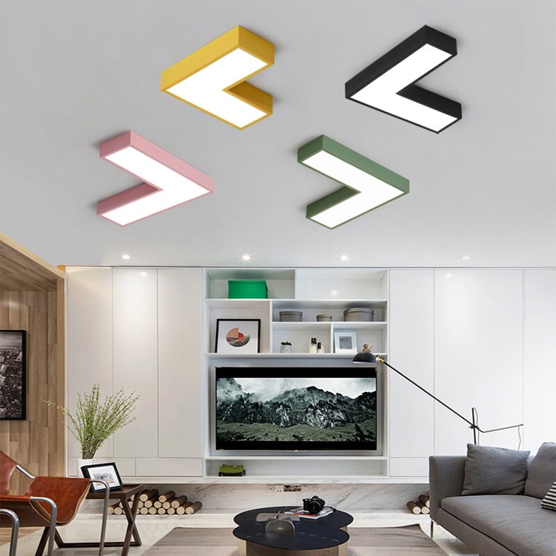 Plafonnier design LED angle droit Arrow