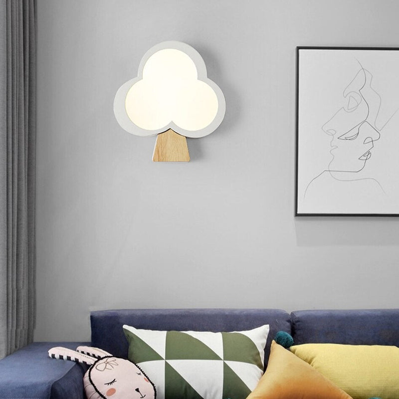 wall lamp modern wooden tree wall Ania