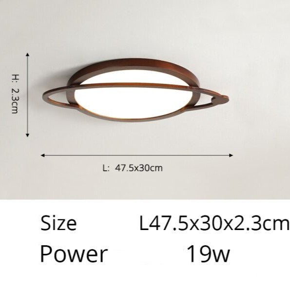 Plafonnier scandinave et rond avec design original Benilde - vue 8 sur 21