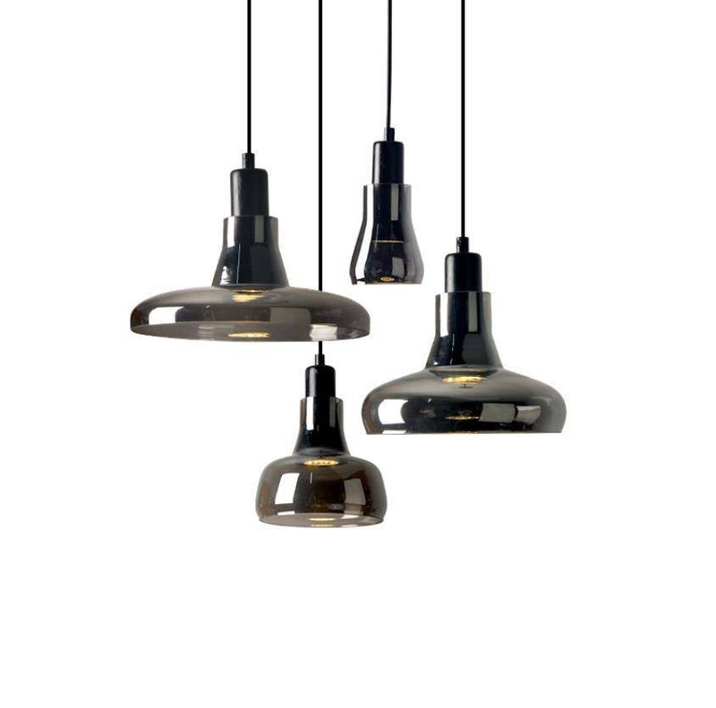 Suspension design en verre trempé Loft (plusieurs formes)