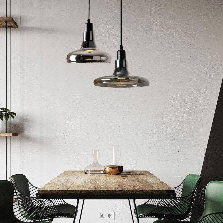 Suspension design en verre trempé Loft (plusieurs formes)