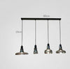 Suspension design en verre trempé Loft (plusieurs formes)