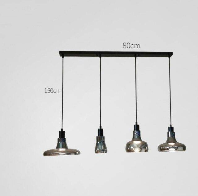 Suspension design en verre trempé Loft (plusieurs formes)