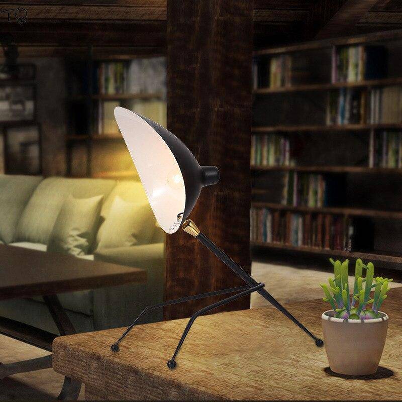 Industrial Loft style metal LED table lamp