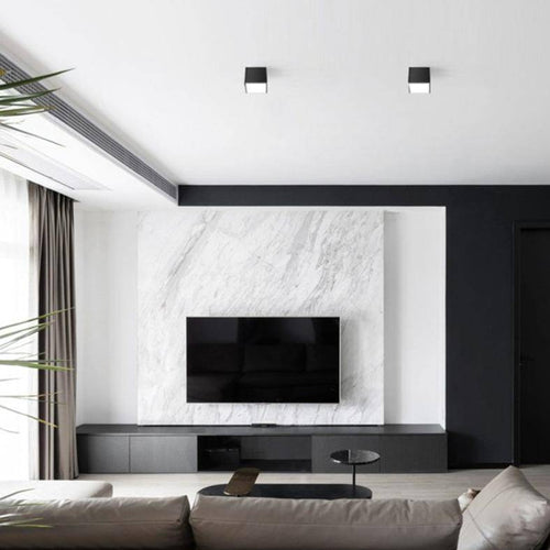 Spot design LED carré ou rectangle Loft - vue 8 sur 7