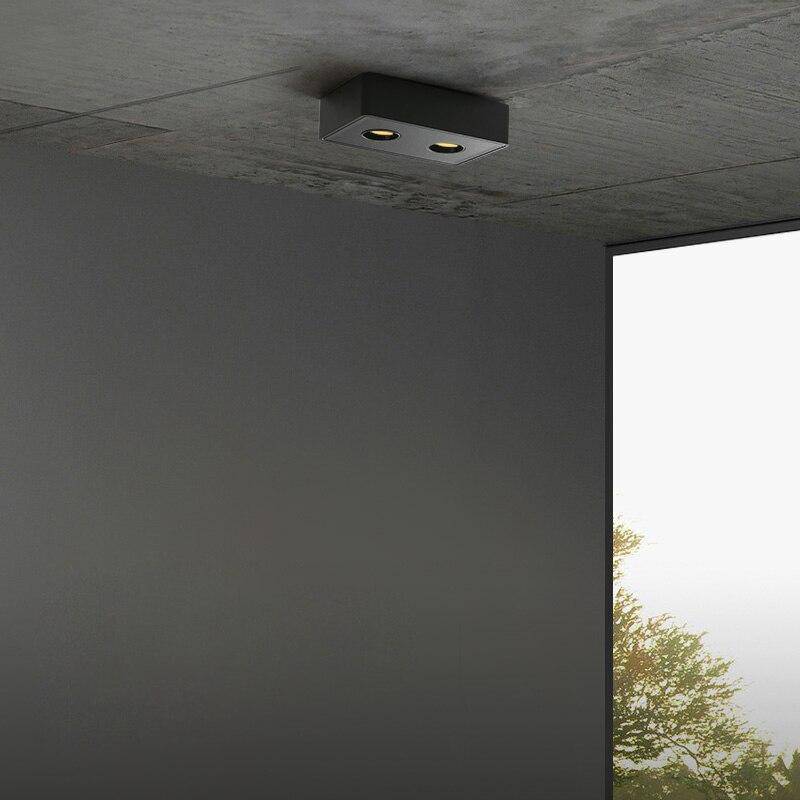 Spot rectangulaire moderne LED double Light