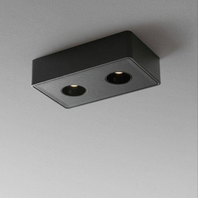 Spot rectangulaire moderne LED double Light