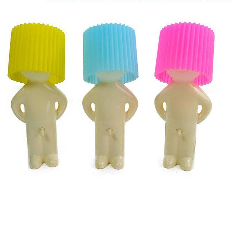 Modern LED table lamp in plastic Cartoon style