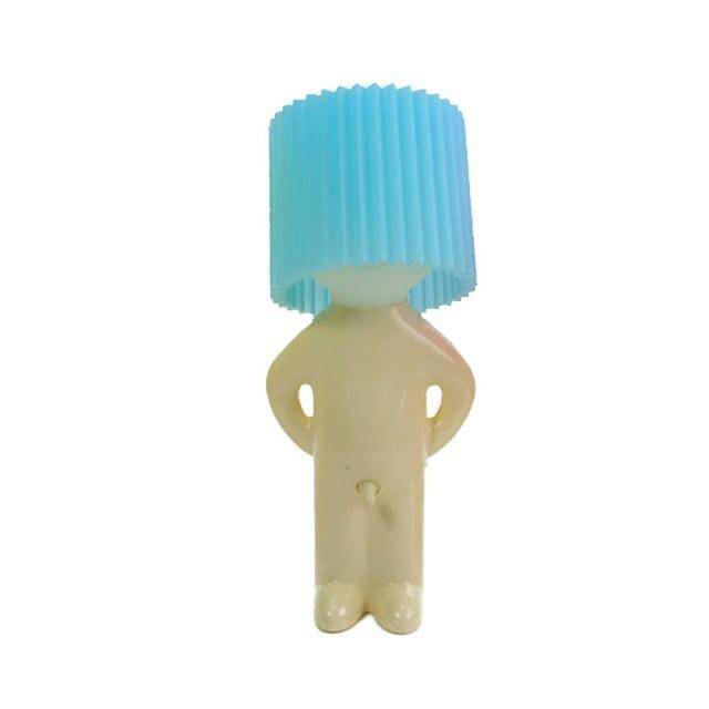 Modern LED table lamp in plastic Cartoon style