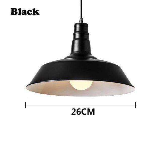 pendant light LED design with lampshade Loft colorful label