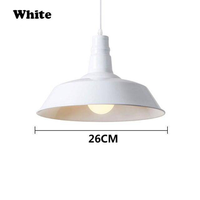 Lámpara de suspensión design LED con pantalla de color macarrón Loft