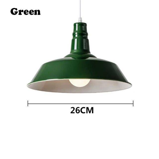 pendant light LED design with lampshade Loft colorful label