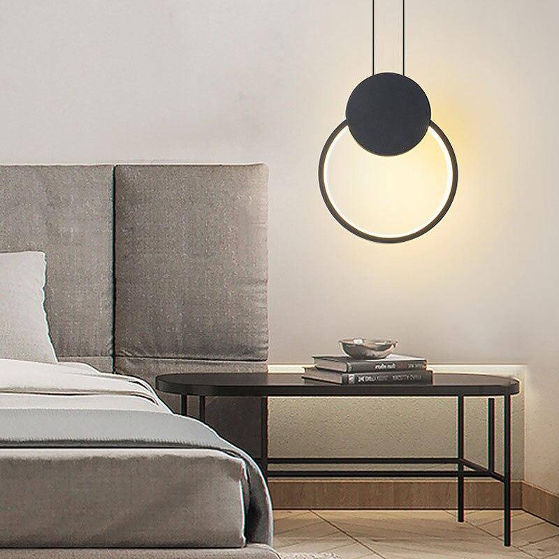 Lámpara de suspensión design LED de forma geométrica en metal Luxury