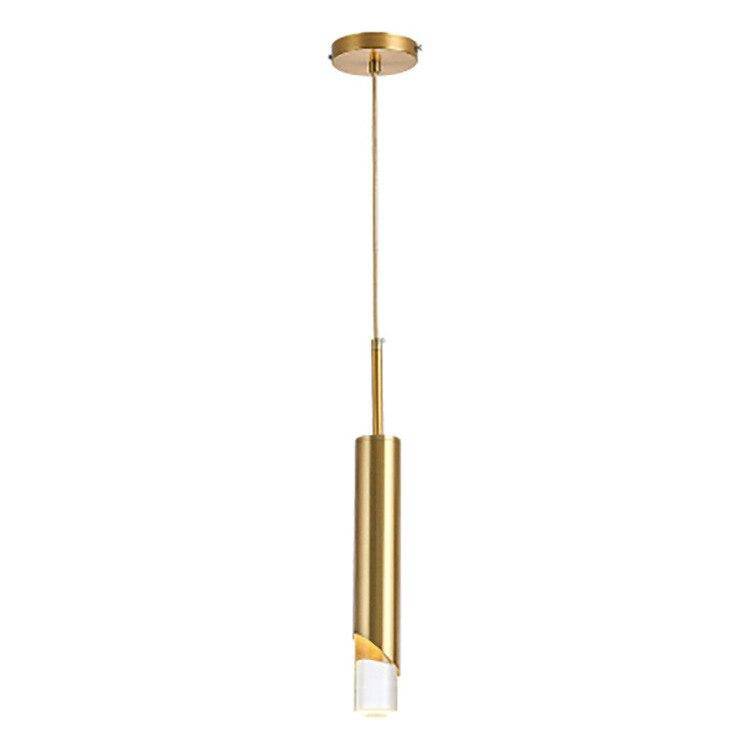 Lámpara de suspensión design Cilindro metálico LED Estilo Loft