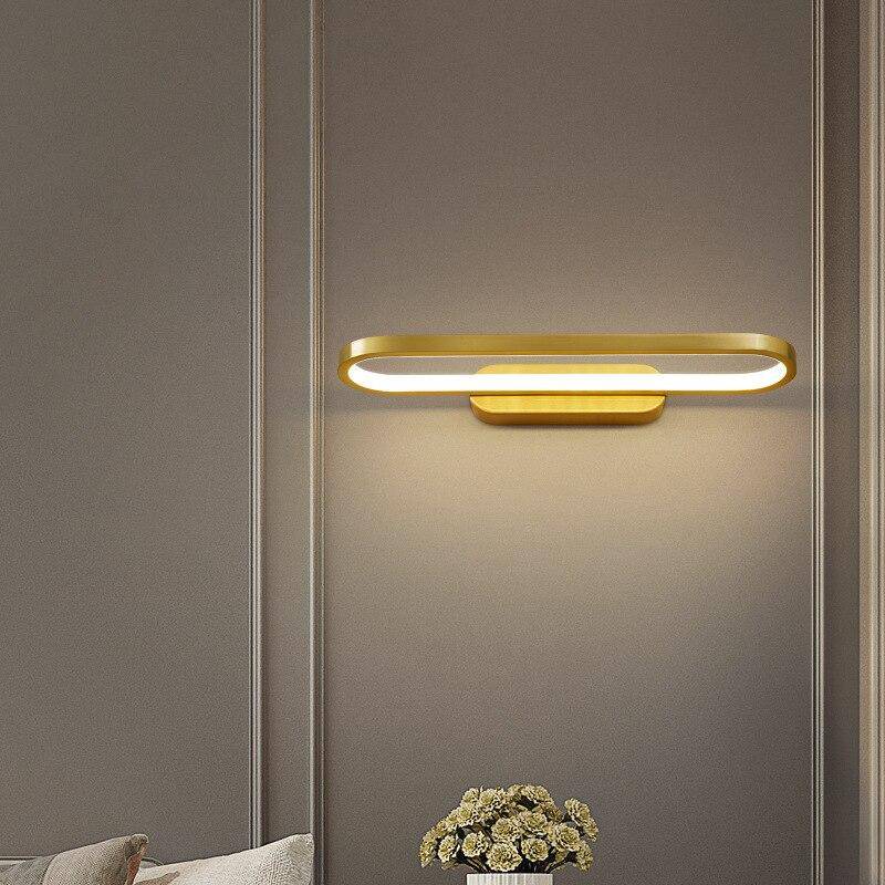 wall lamp LED design wall lamp with golden curves