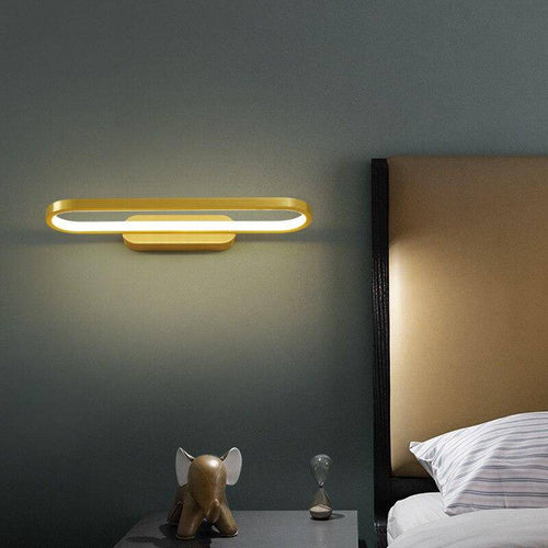 wall lamp LED design wall lamp with golden curves