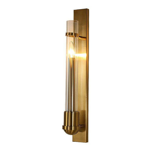 Applique murale design à LED dorée en verre Loft - vue 5 sur 4