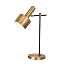 Lampe de bureau design à LED avec abat-jour style géométrique