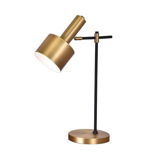 Lampe de bureau design à LED avec abat-jour style géométrique - vue 4 sur 4
