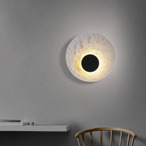 Applique murale design LED disque blanc minimaliste - vue 4 sur 7
