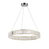Suspension design dorée LED avec anneau en verre Luxury