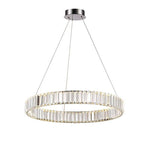 Suspension design dorée LED avec anneau en verre Luxury