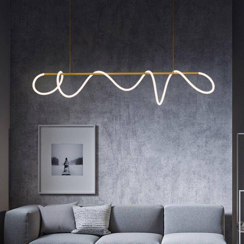 Design LED chandelier with Shadow lighting strip