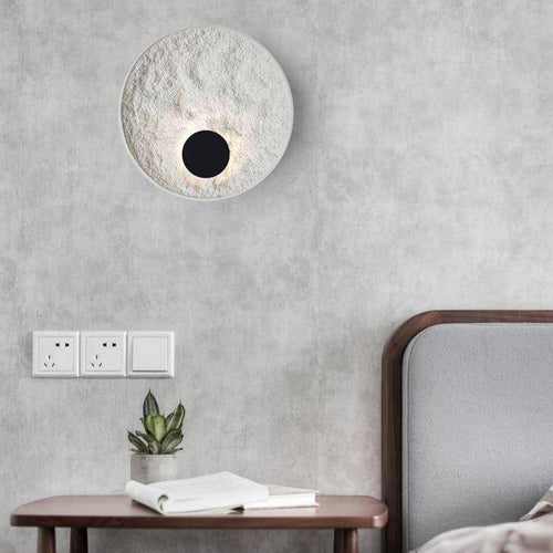 Applique murale design LED disque blanc minimaliste - vue 6 sur 7