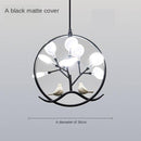 Suspension design LED avec plusieurs branches dorées