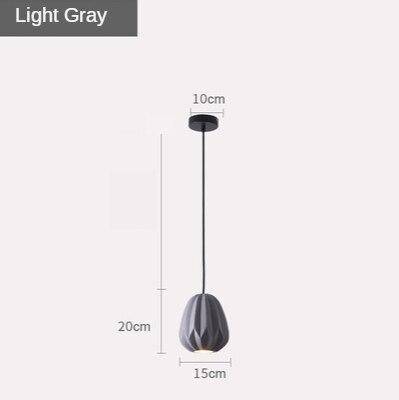 Suspension design à LED avec abat-jour géométrique coloré Shadow