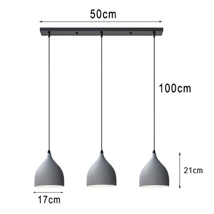 Suspension moderne LED minimaliste en métal Willo