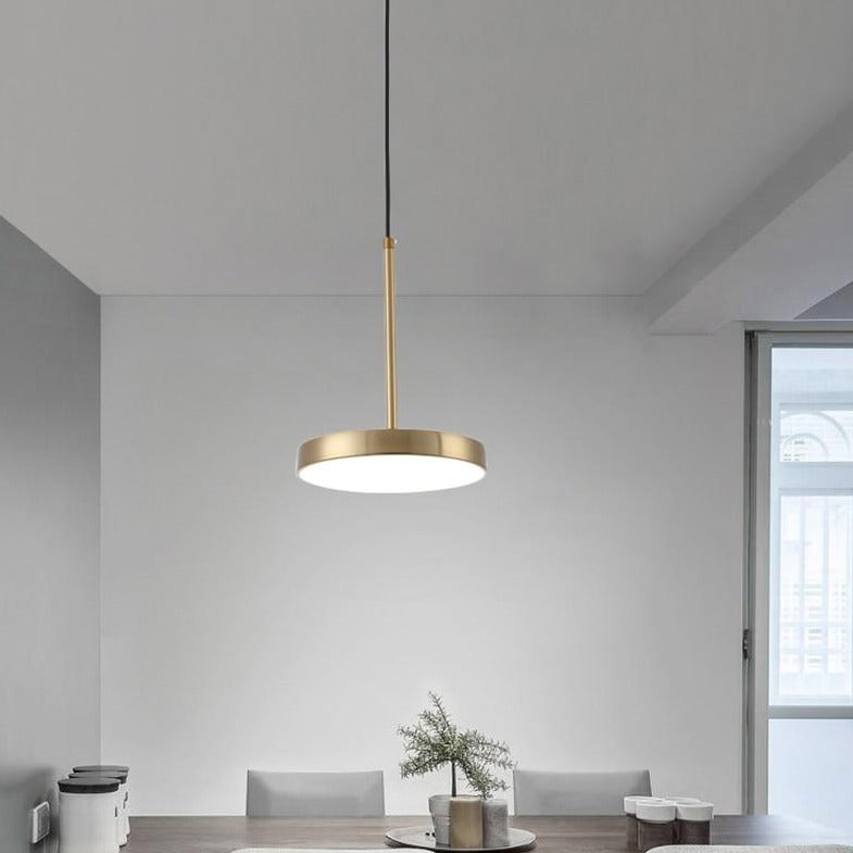 Lámpara de suspensión design y el metal minimalista Pathen