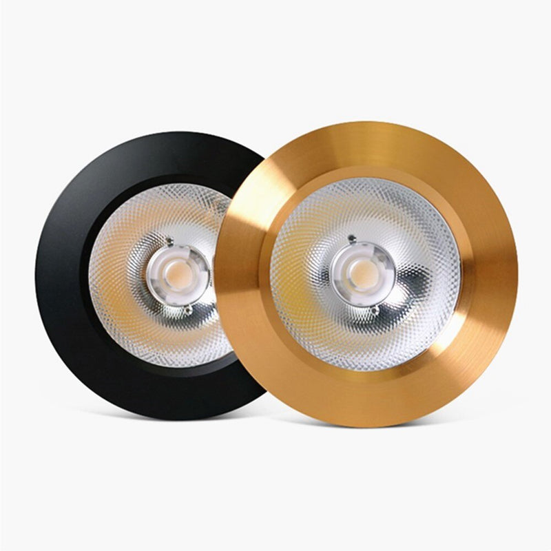 Spot moderne LED extra fin rond en aluminium Delma