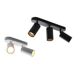 Spot moderne LED avec plusieurs cylindre en métal Light