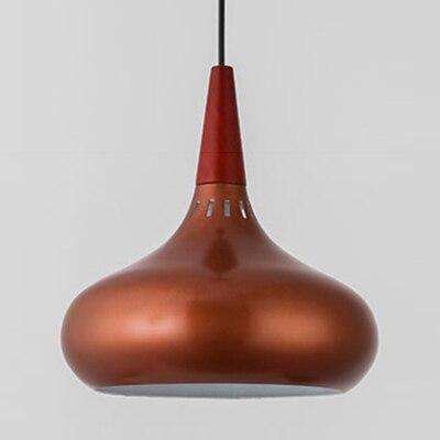 pendant light Metal LED and wooden rod Loft