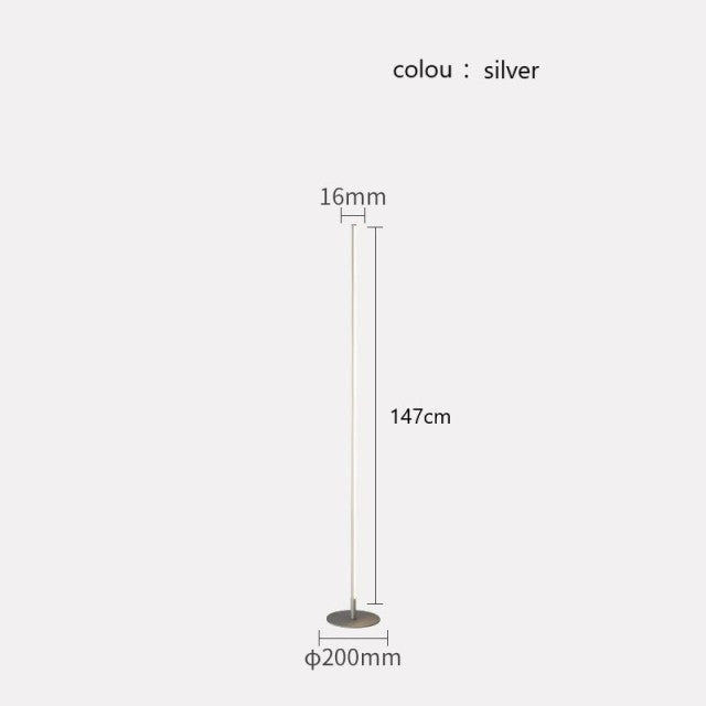Floor lamp minimalist LED design Lucien