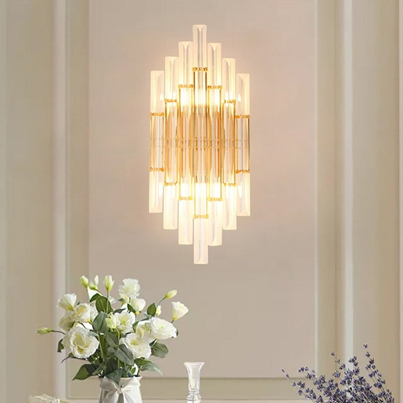 Aplique LED de cristal moderno Lyssia