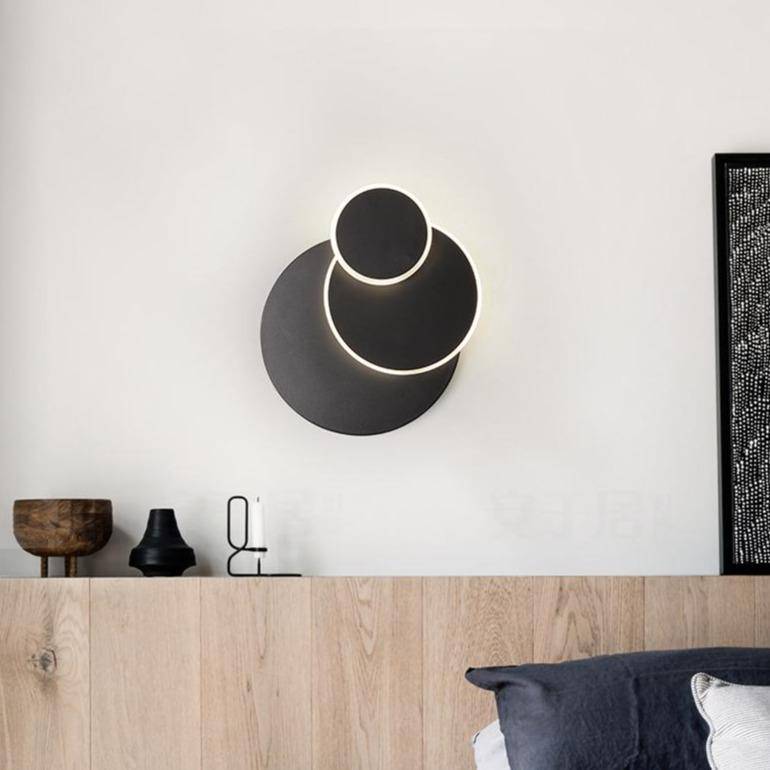 Lámpara de pared design con varios discos Decor
