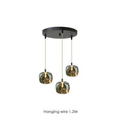 pendant light LED design with lampshade creative glass