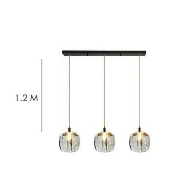 Suspension design à LED avec abat-jour en verre Creative - vue 17 sur 17