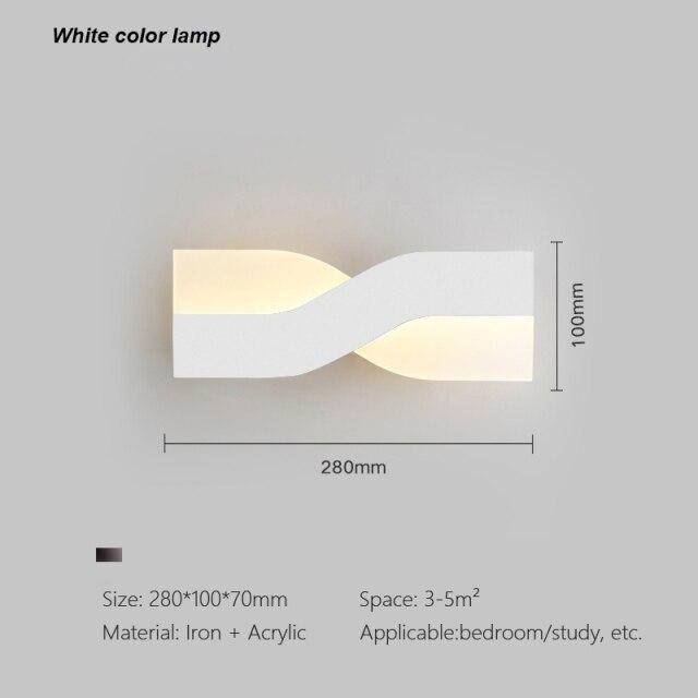 wall lamp Loft Mirror metal LED design wall