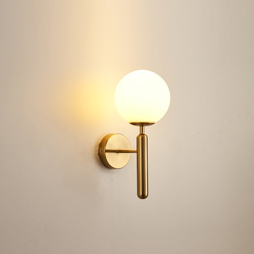 Applique murale moderne LED avec globe en verre Haizea - vue 4 sur 11