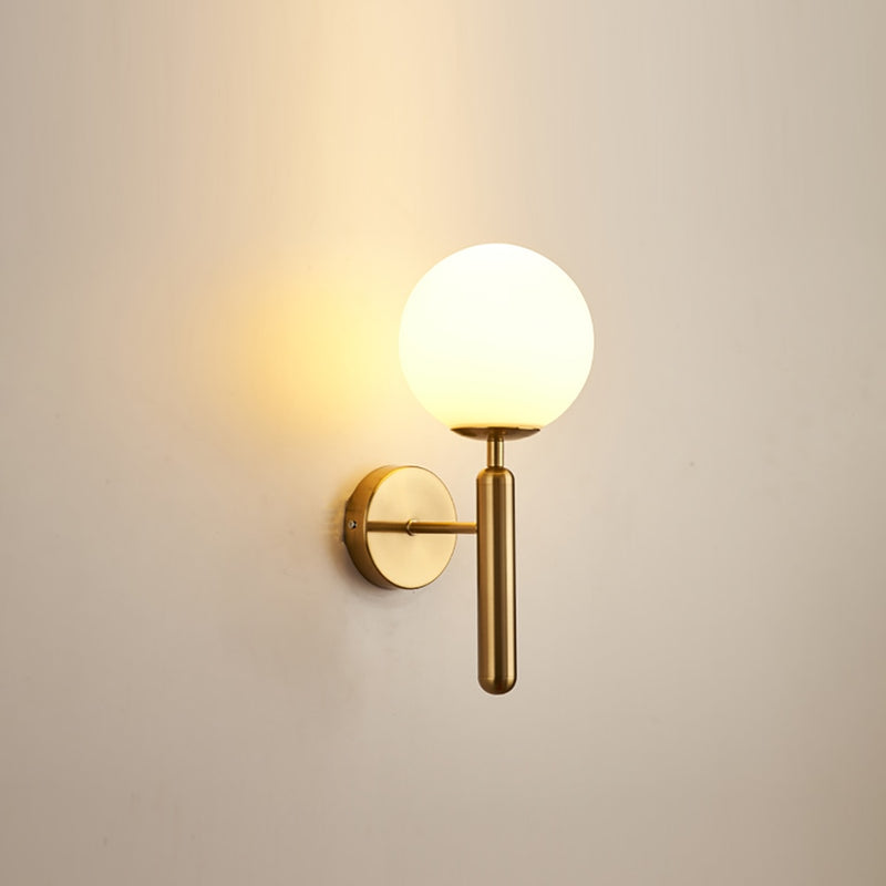 wall lamp modern LED wall with glass globe Haizea