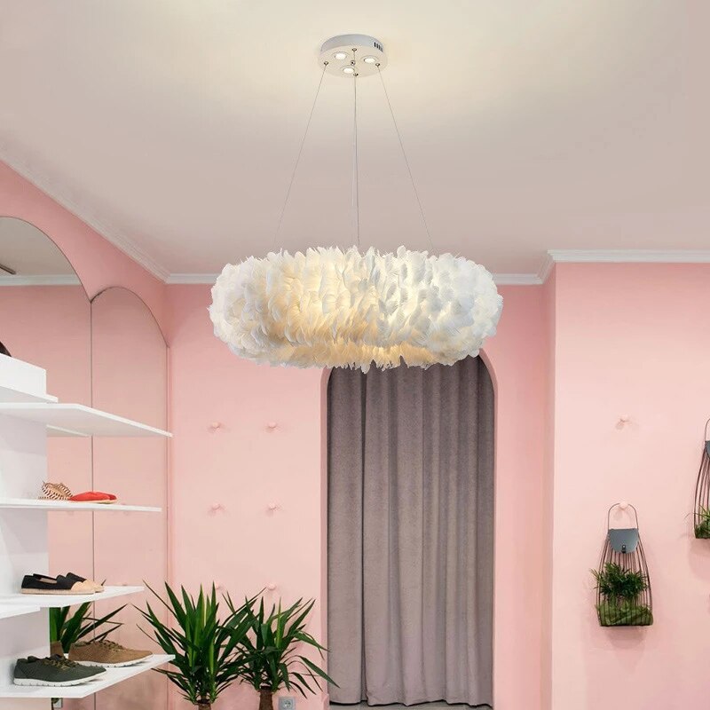 Lustre moderne LED en forme de pivoine Floricenta - vue 3 sur 10