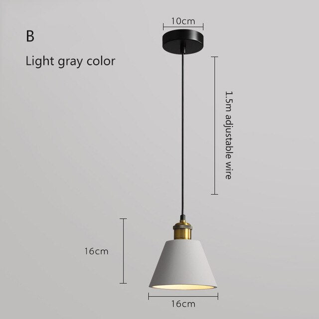 Lámpara de suspensión LED metálico moderno Leesha