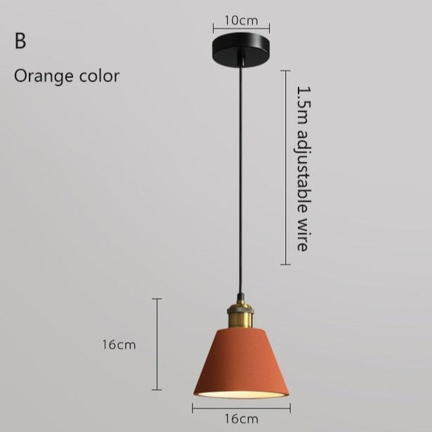 Lámpara de suspensión LED metálico moderno Leesha